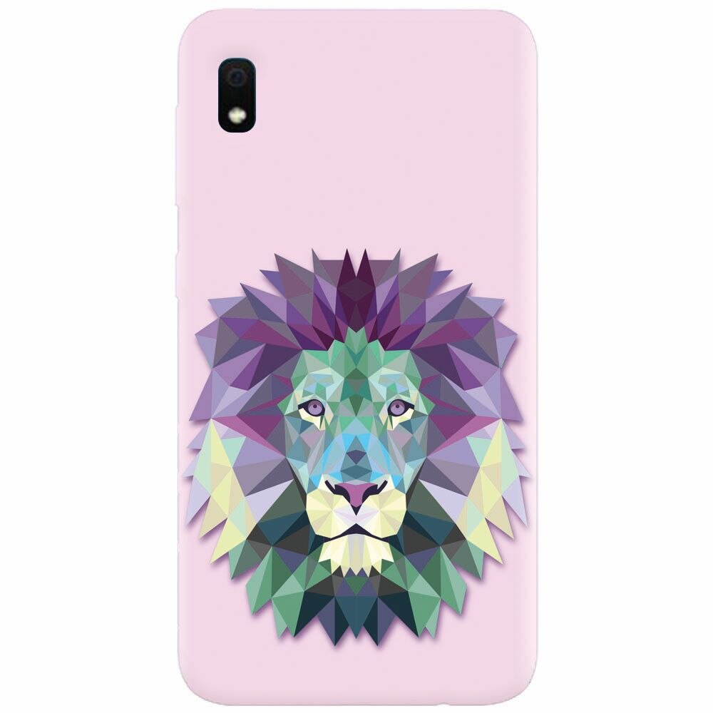 Husa silicon pentru Samsung Galaxy A10, Polygon Lion