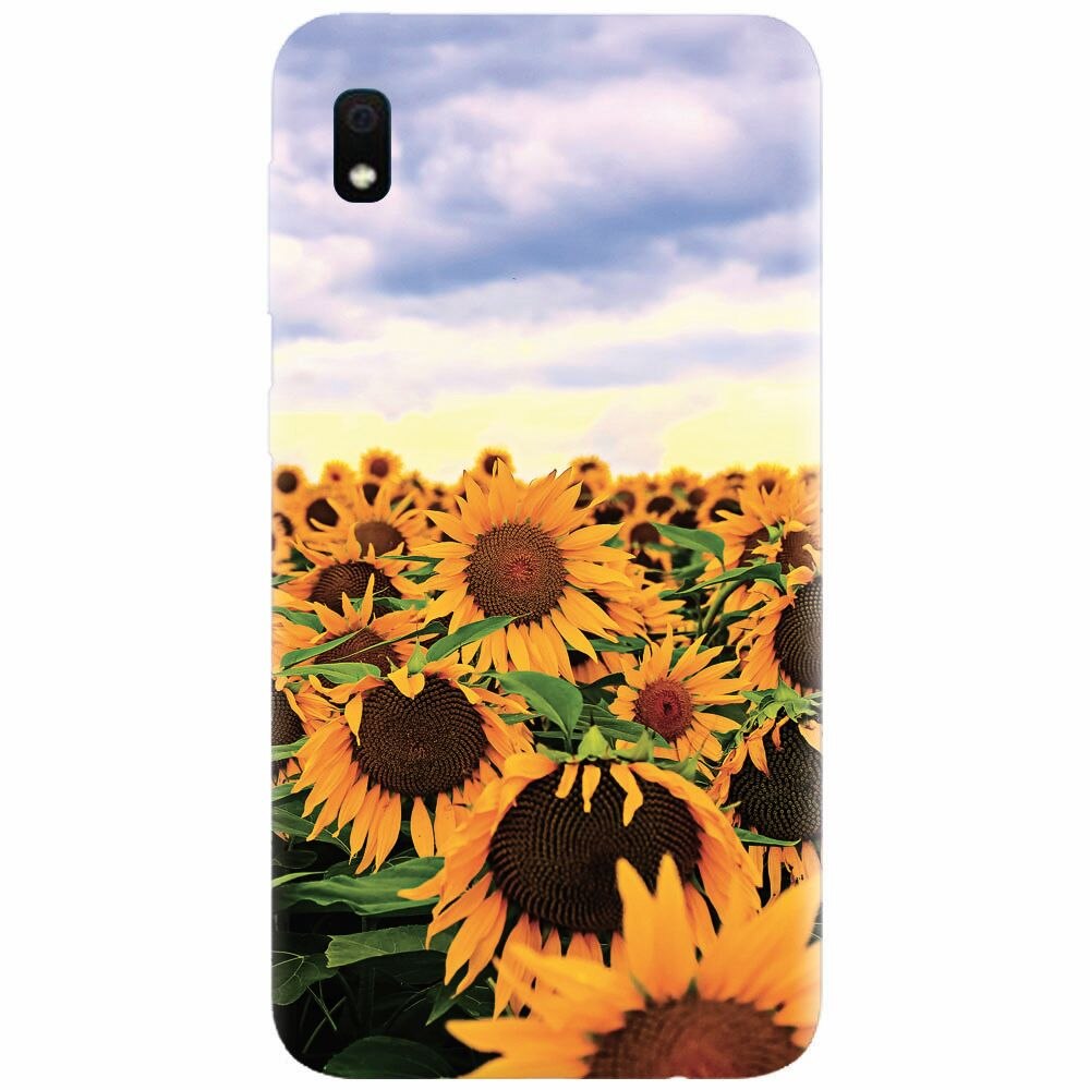 Husa silicon pentru Samsung Galaxy A10, Sunflowers