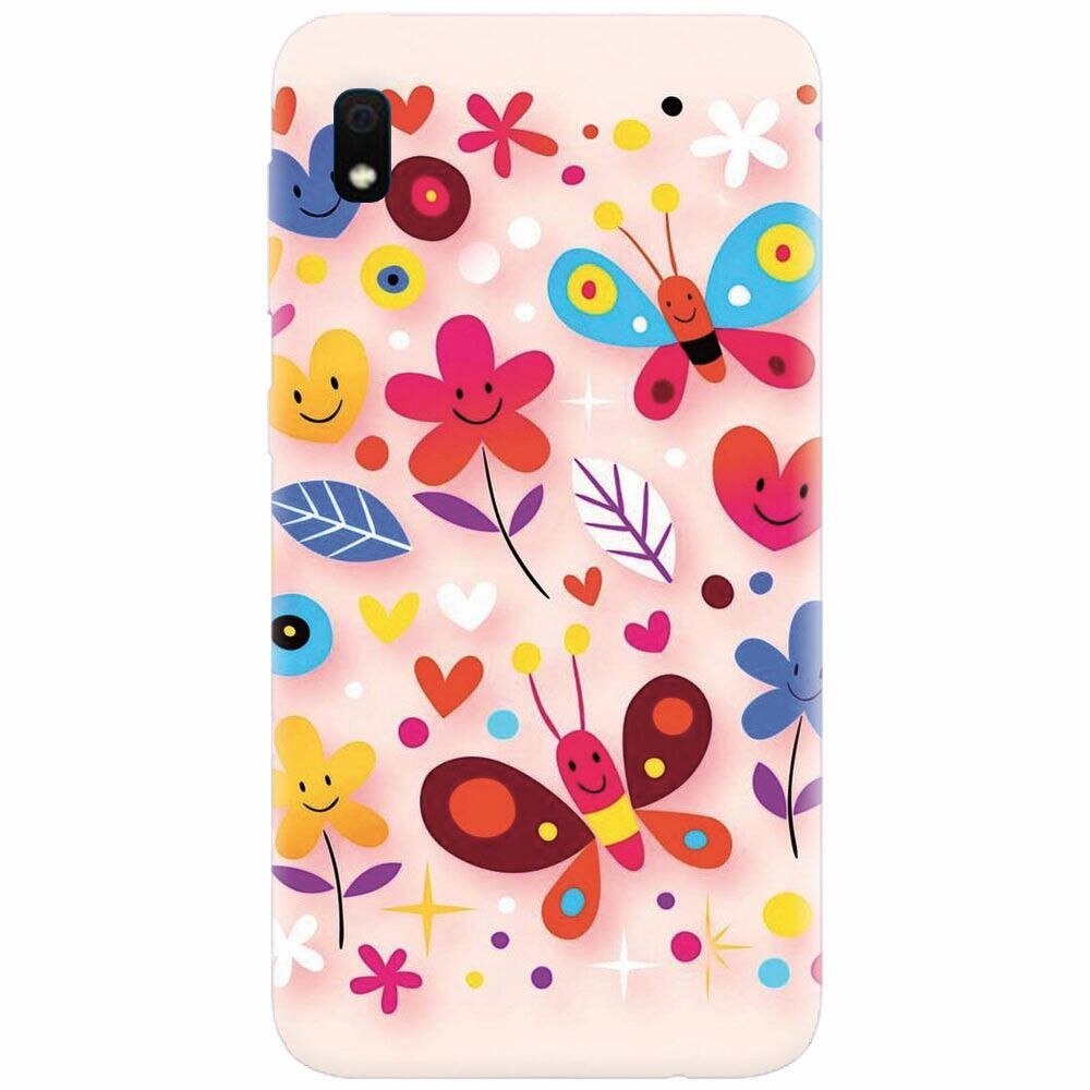 Husa silicon pentru Samsung Galaxy A10, Butterfly 102