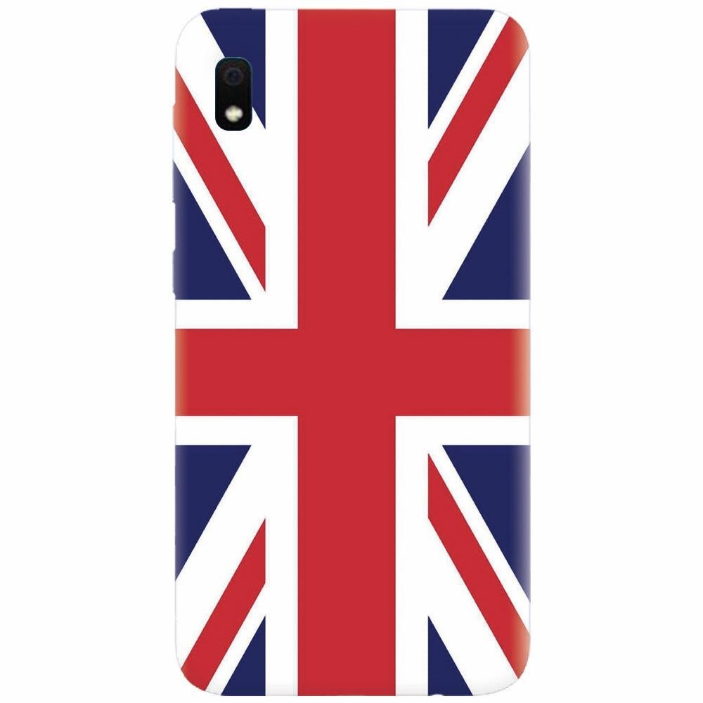 Husa silicon pentru Samsung Galaxy A10, UK Flag Illustration