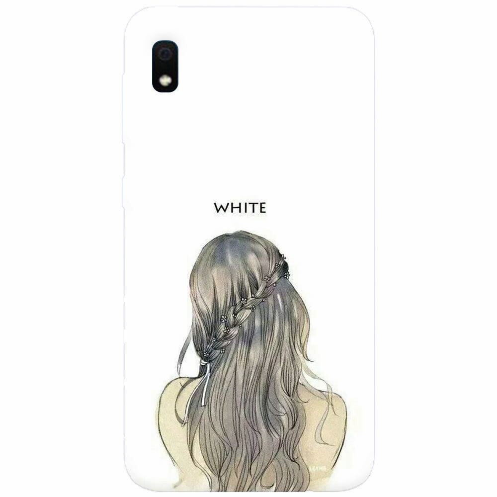 Husa silicon pentru Samsung Galaxy A10, White