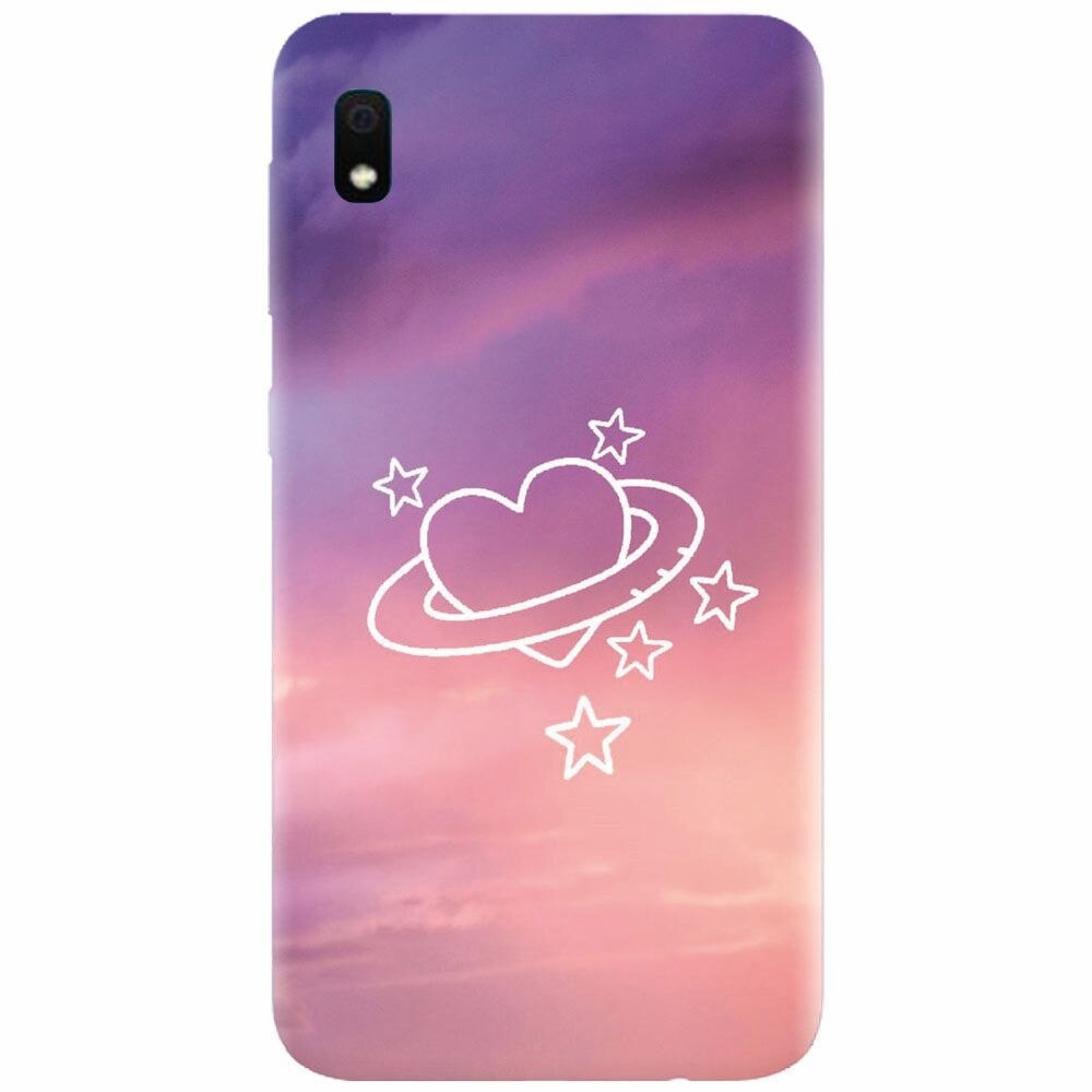 Husa silicon pentru Samsung Galaxy A10, Galaxy Heart