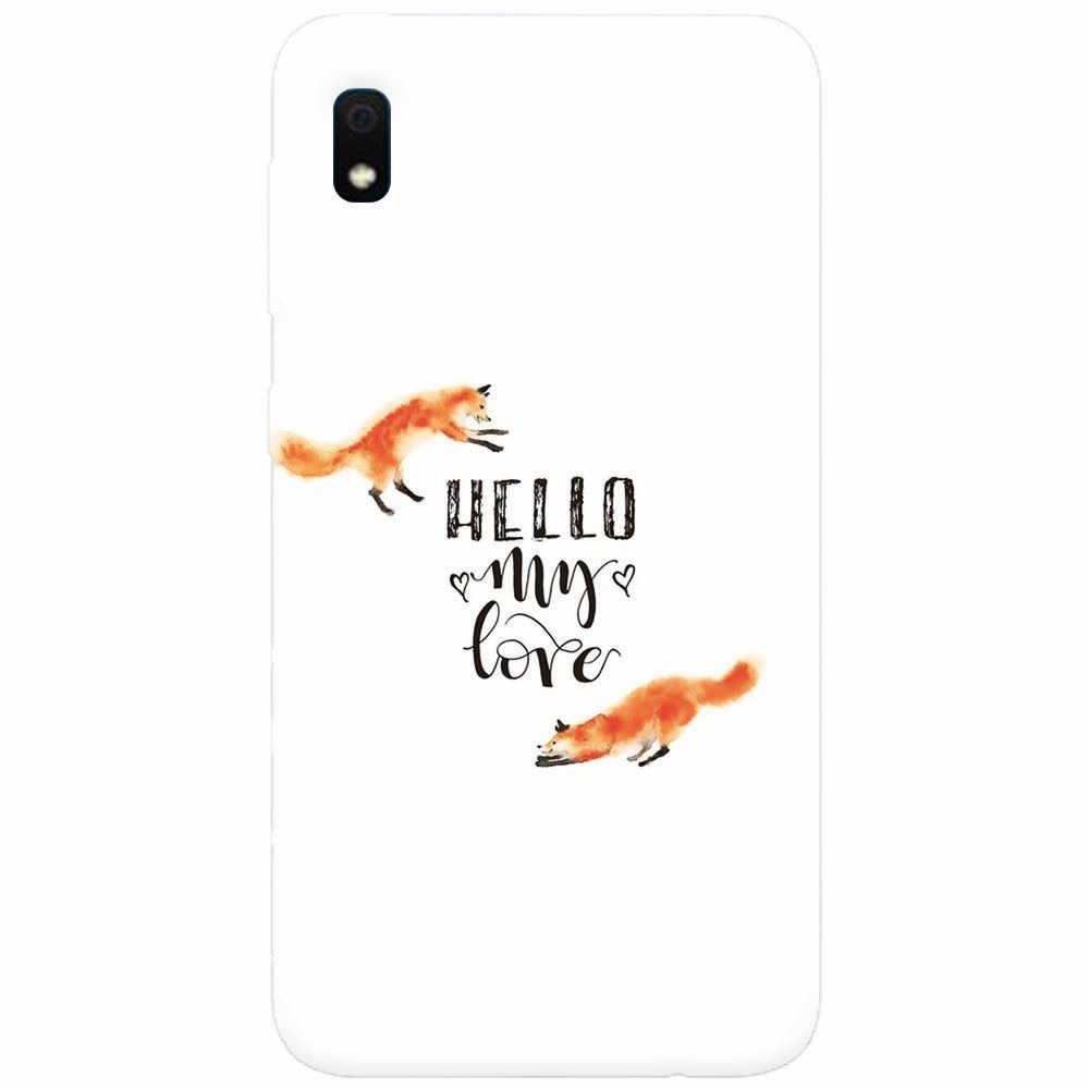 Husa silicon pentru Samsung Galaxy A10, Hello My Love