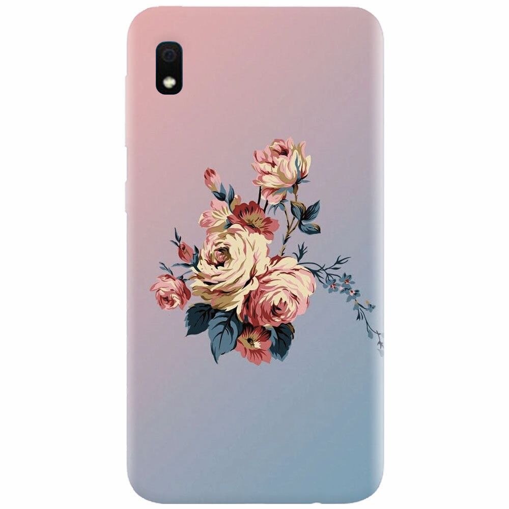 Husa silicon pentru Samsung Galaxy A10, Roses