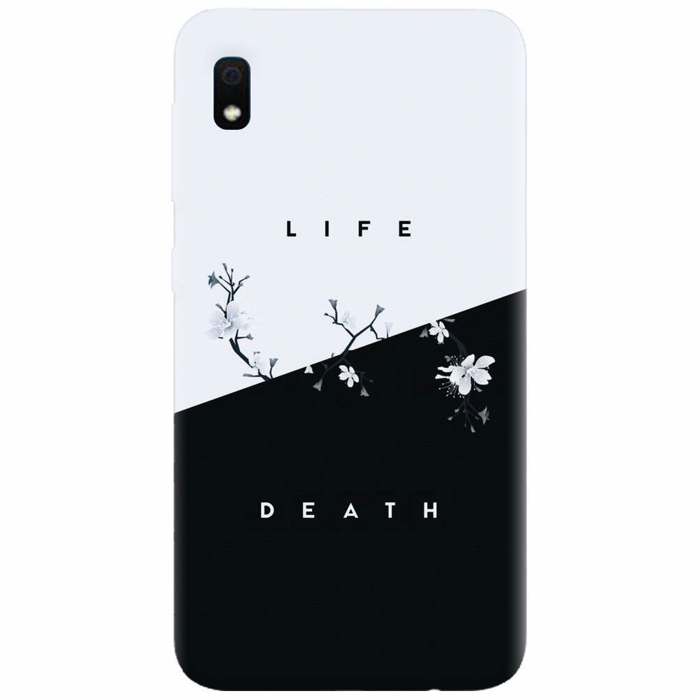 Husa silicon pentru Samsung Galaxy A10, Life Vs Death