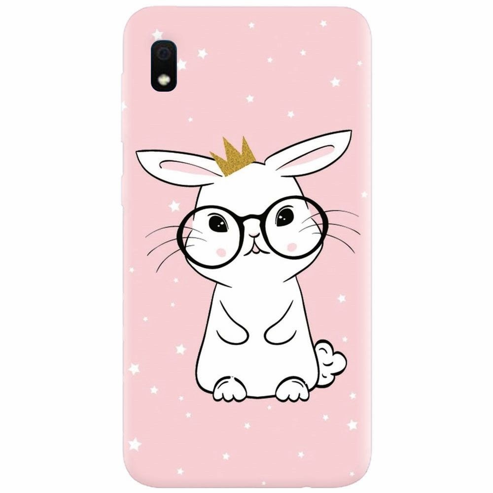 Husa silicon pentru Samsung Galaxy A10, Cute Rabbit