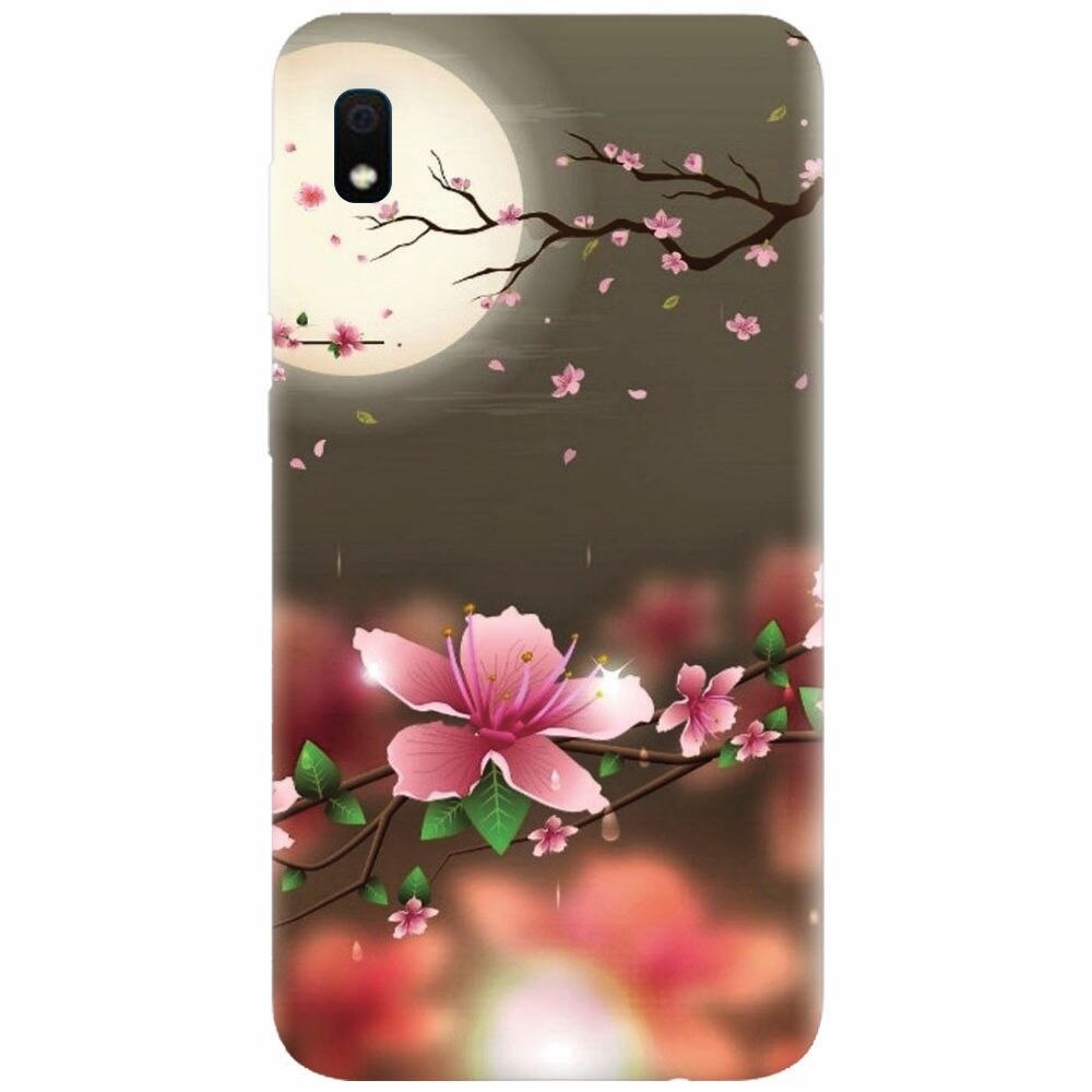 Husa silicon pentru Samsung Galaxy A10, Flowers 101