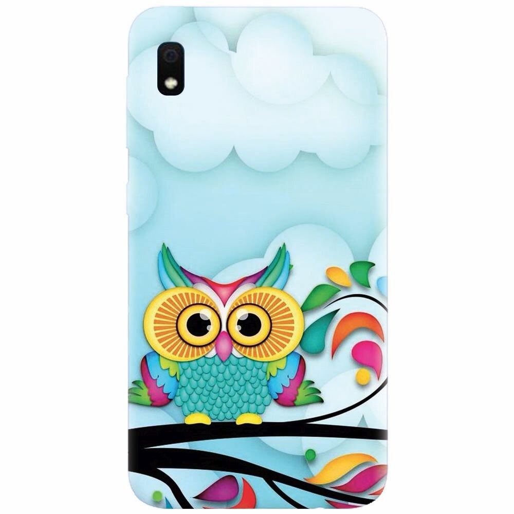 Husa silicon pentru Samsung Galaxy A10, Owl 102