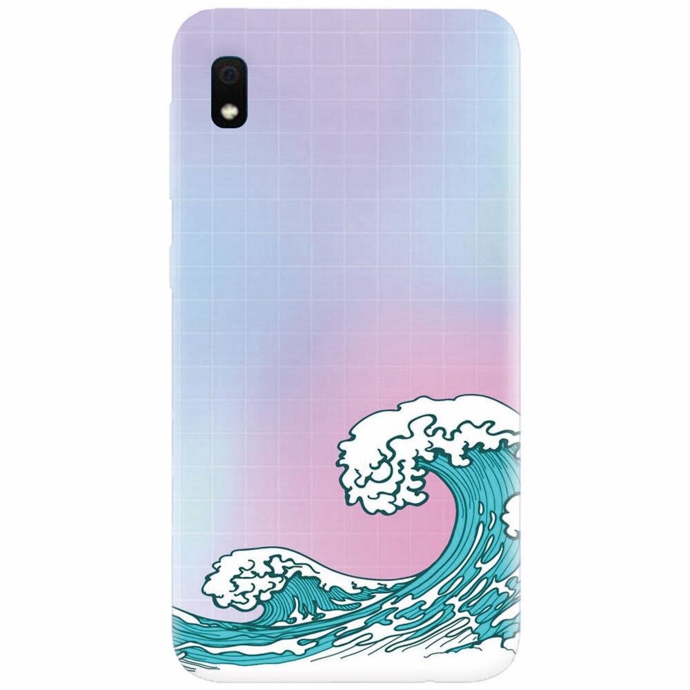 Husa silicon pentru Samsung Galaxy A10, Waves