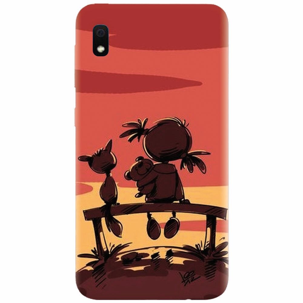 Husa silicon pentru Samsung Galaxy A10, Lovely Sunsets