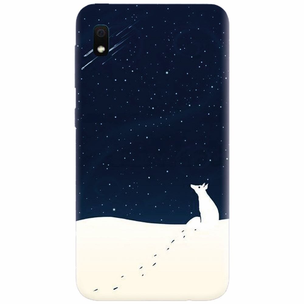 Husa silicon pentru Samsung Galaxy A10, Winter Night