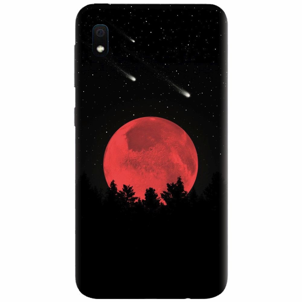 Husa silicon pentru Samsung Galaxy A10, Blood Moon