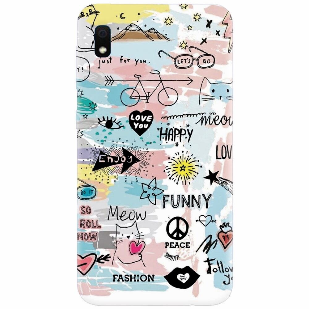 Husa silicon pentru Samsung Galaxy A10, Travel 101