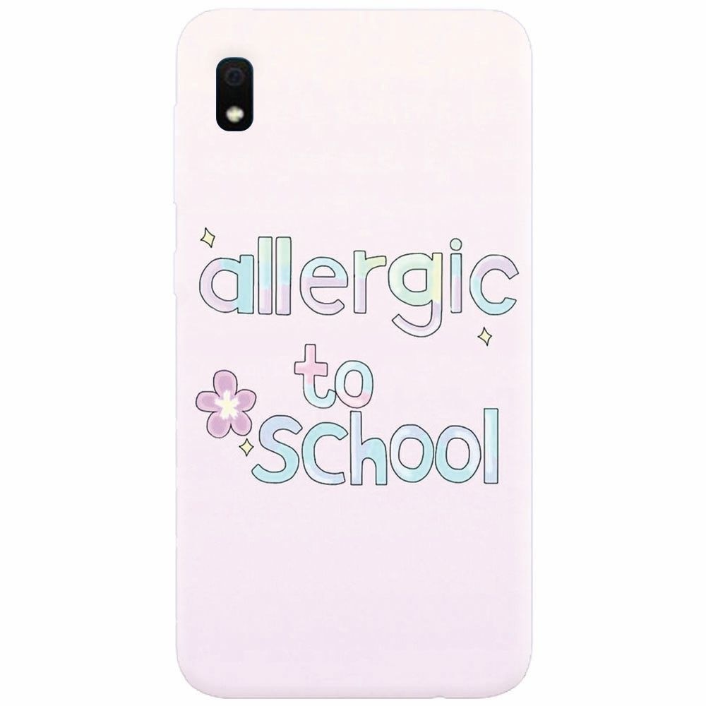 Husa silicon pentru Samsung Galaxy A10, Allergic To School
