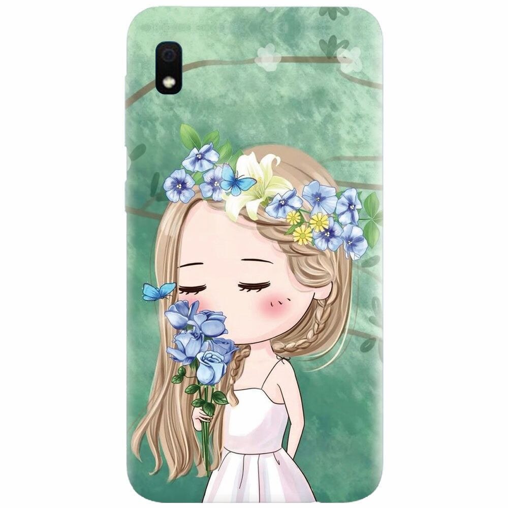 Husa silicon pentru Samsung Galaxy A10, Girl