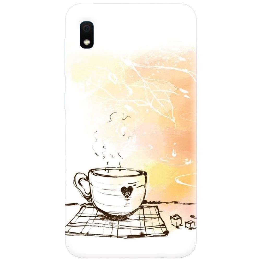 Husa silicon pentru Samsung Galaxy A10, Coffe Love