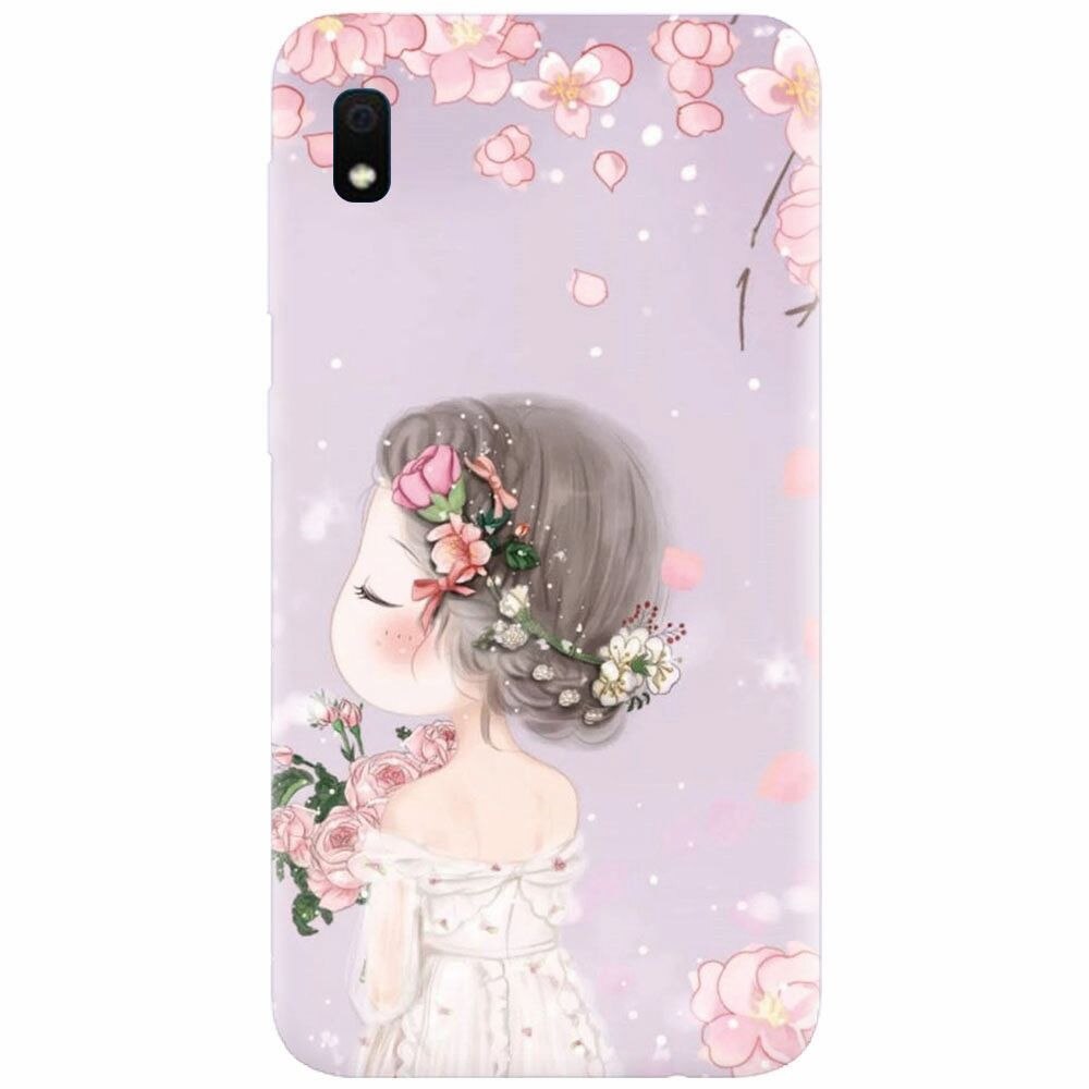 Husa silicon pentru Samsung Galaxy A10, Girl 001