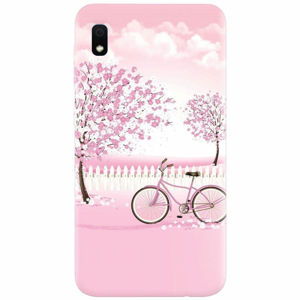 Husa silicon pentru Samsung Galaxy A10, Pink Spring
