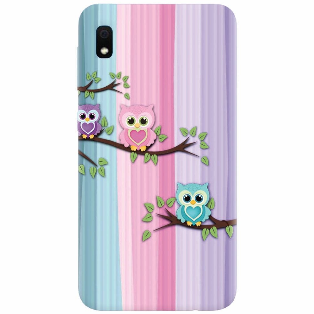 Husa silicon pentru Samsung Galaxy A10, Cute Owl