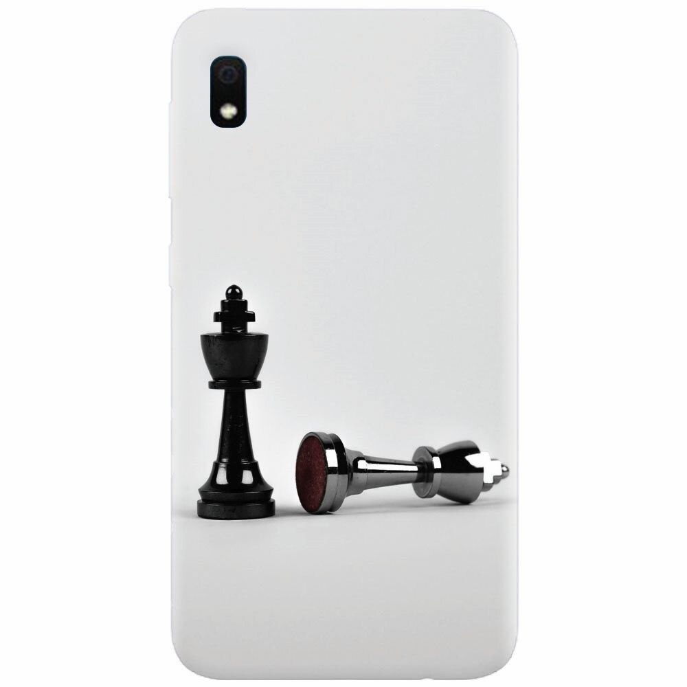 Husa silicon pentru Samsung Galaxy A10, Chess