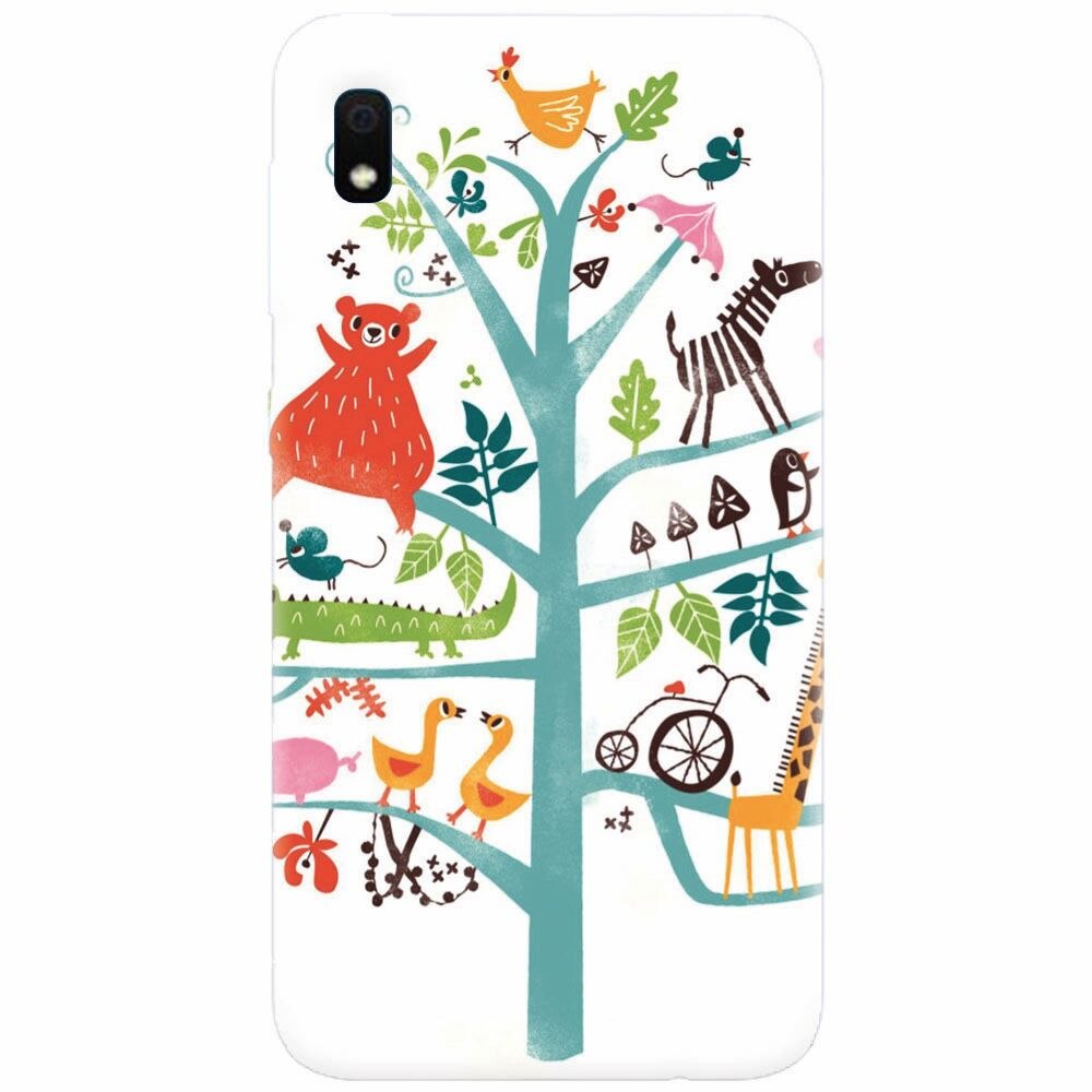Husa silicon pentru Samsung Galaxy A10, Tree