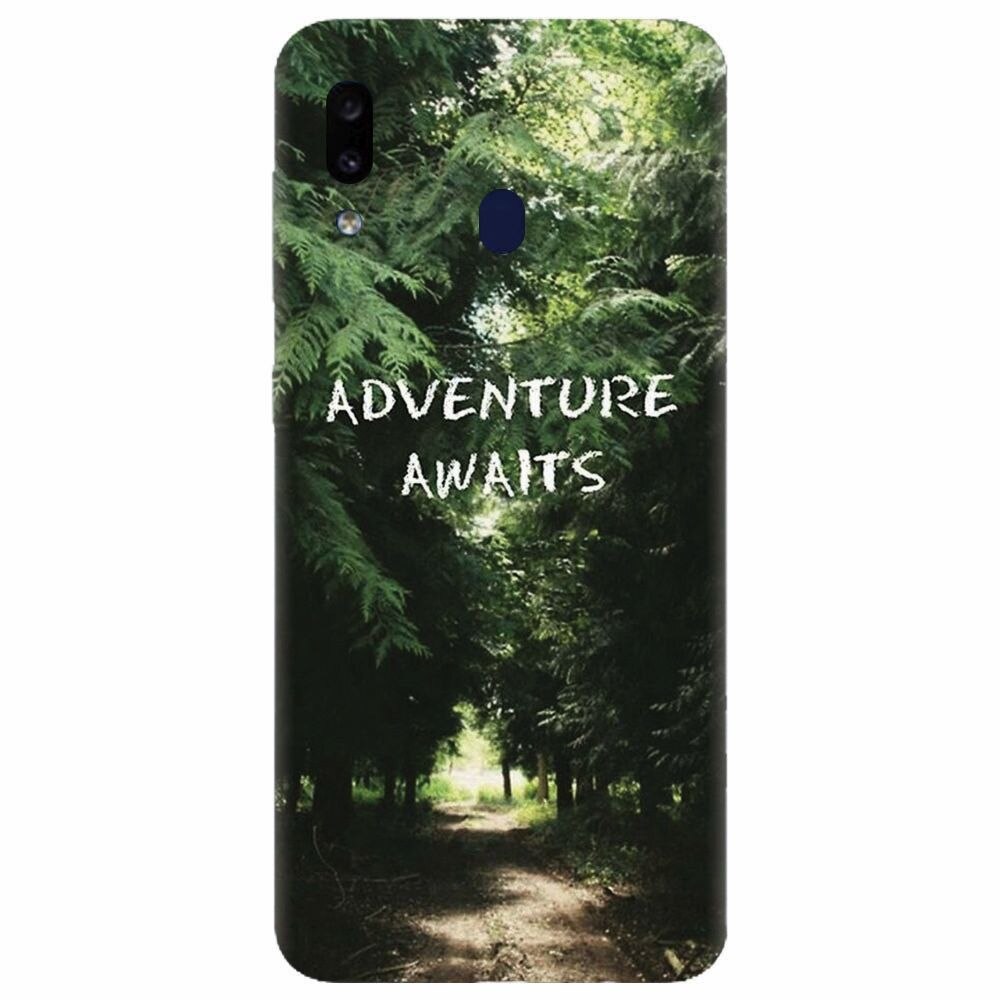 Husa silicon pentru Samsung Galaxy A30, Adventure Awaits Forest