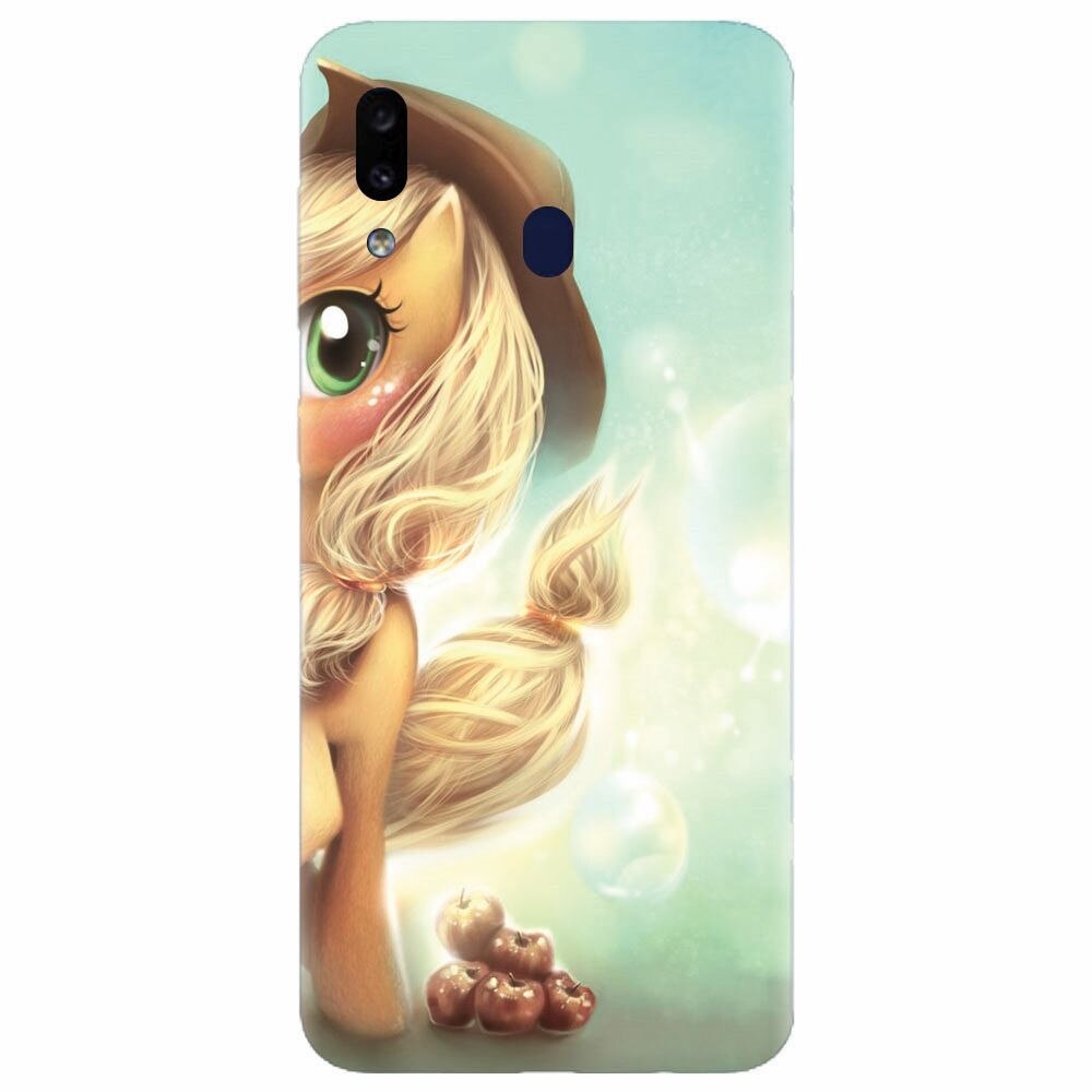 Husa silicon pentru Samsung Galaxy A20e, Applejack Pony Cute K