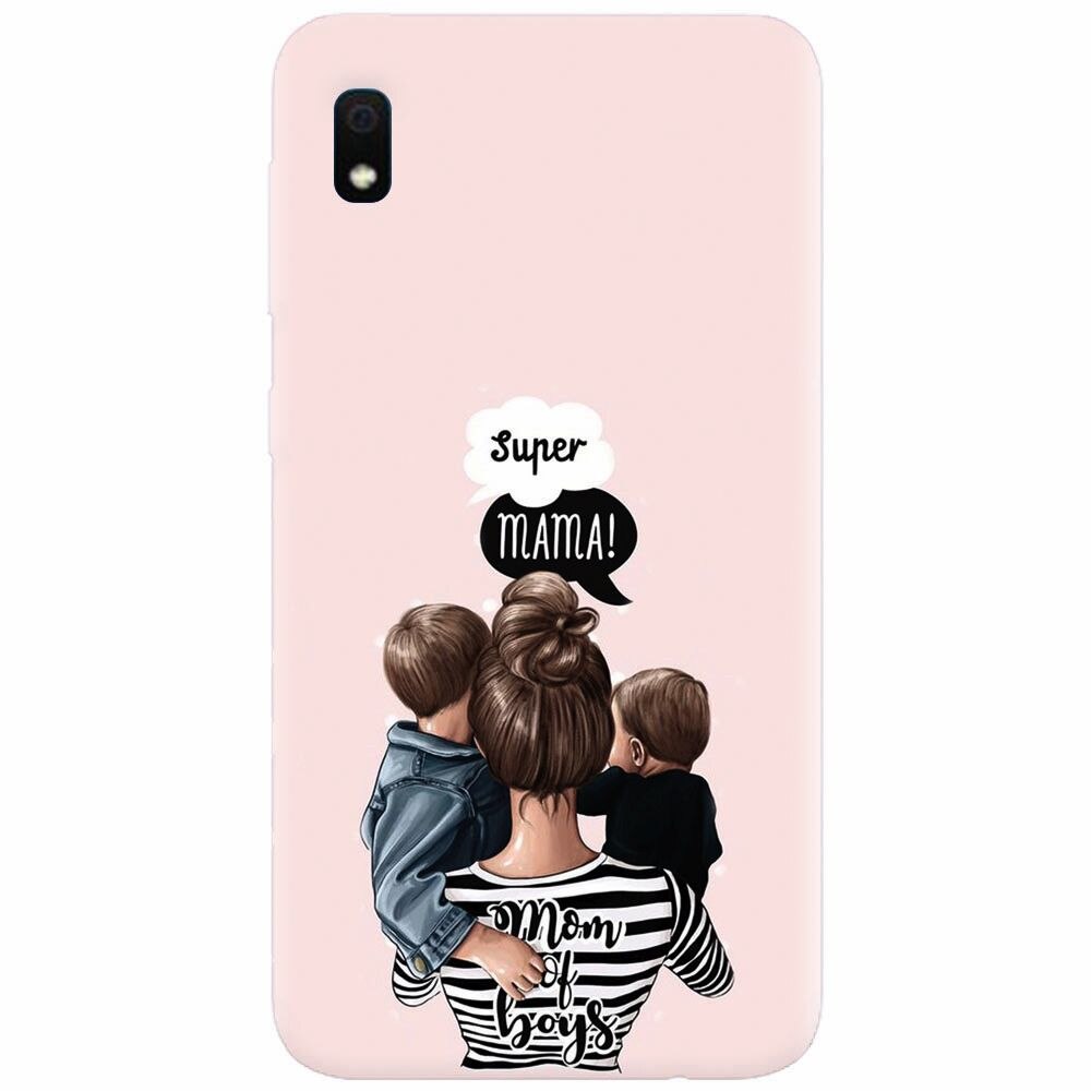 Husa silicon pentru Samsung Galaxy A10, Mom Of Boys