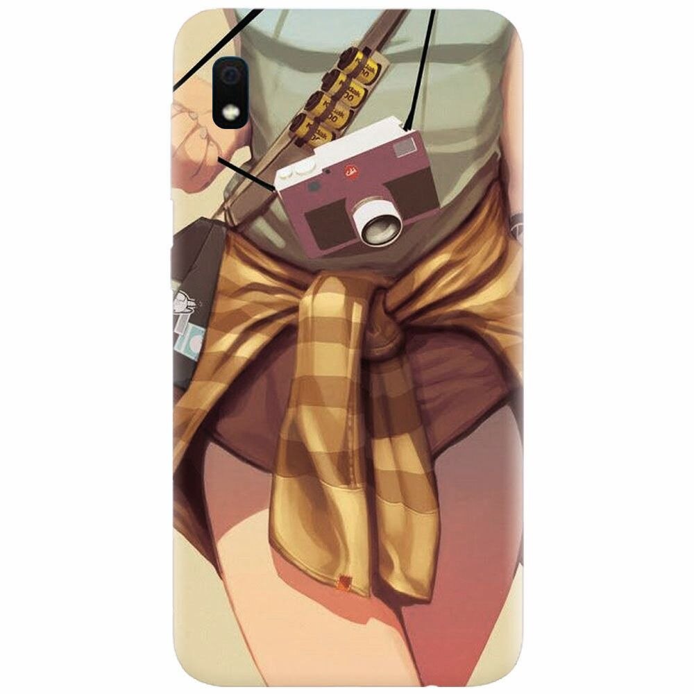 Husa silicon pentru Samsung Galaxy A10, Photograph Girl