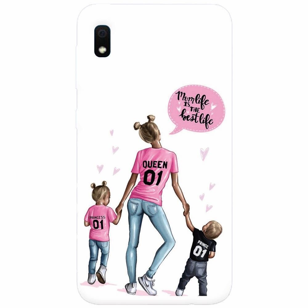 Husa silicon pentru Samsung Galaxy A10, Mom Life