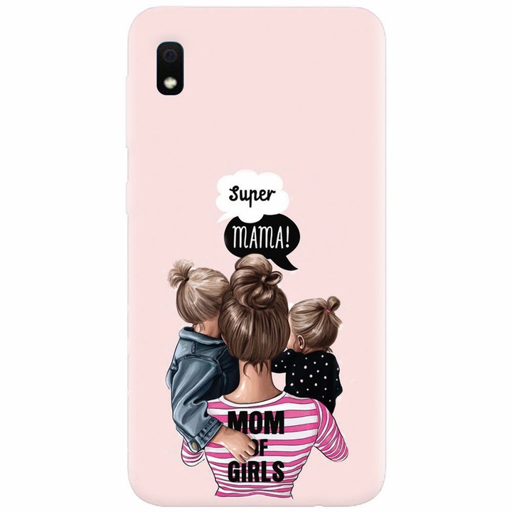 Силиконов калъф за Samsung Galaxy A10, Mom Of Girls
