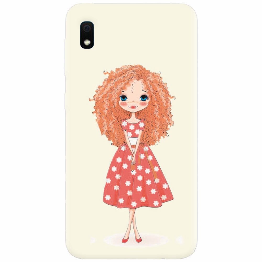 Husa silicon pentru Samsung Galaxy A10, Sweet Little Girl