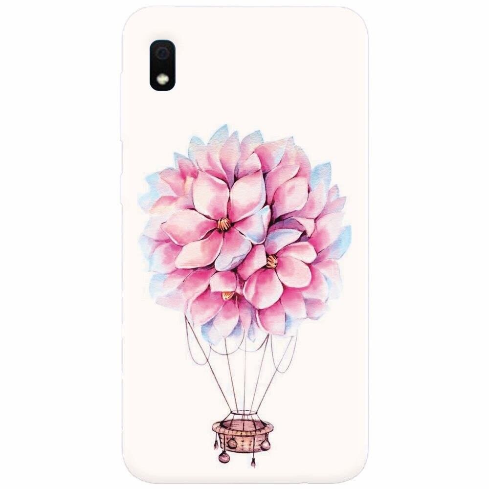 Husa silicon pentru Samsung Galaxy A10, Flower Baloon