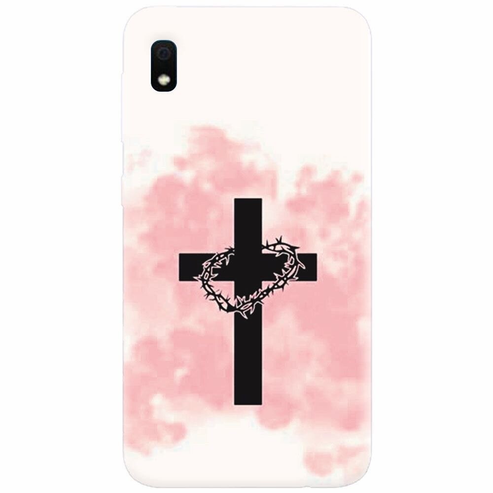 Husa silicon pentru Samsung Galaxy A10, Cross