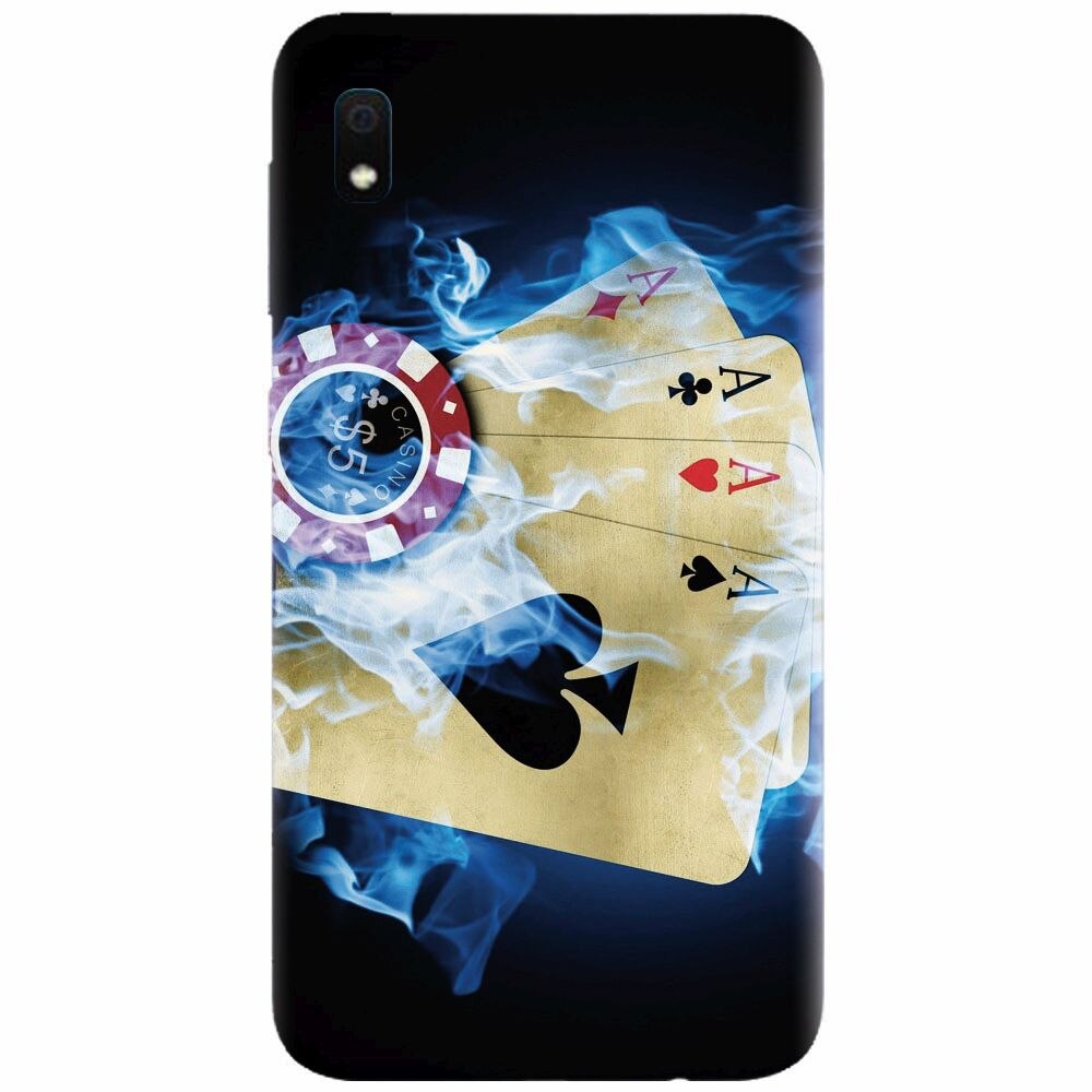 Husa silicon pentru Samsung Galaxy A10, Casino