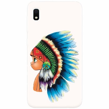 Husa silicon pentru Samsung Galaxy A10, Indian Boy Husa silicon pentru Samsung Galaxy A10, Indian Boy