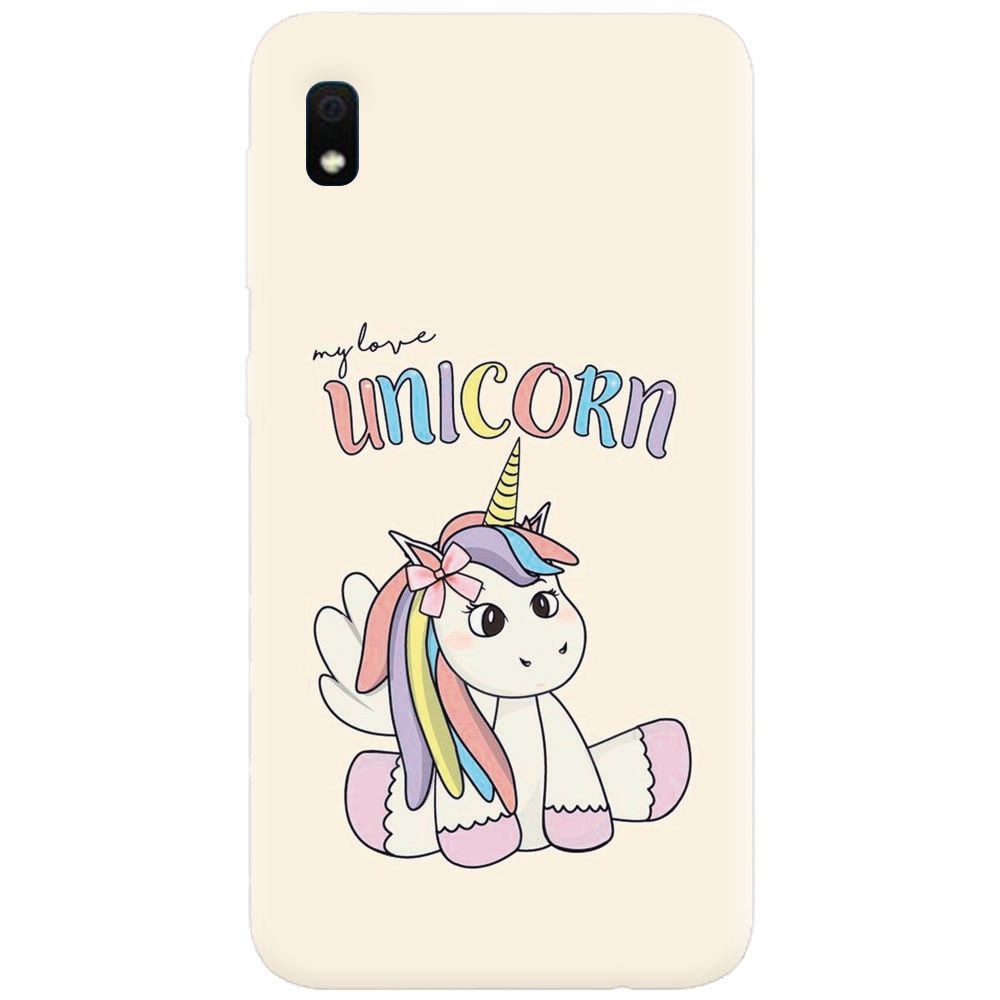 Husa silicon pentru Samsung Galaxy A10, My Love Unicorn