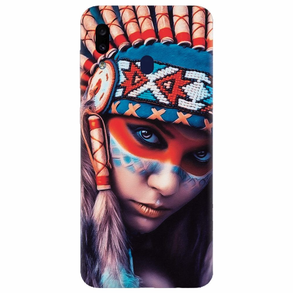 Husa silicon pentru Samsung Galaxy A20e, Attractive Girl Model