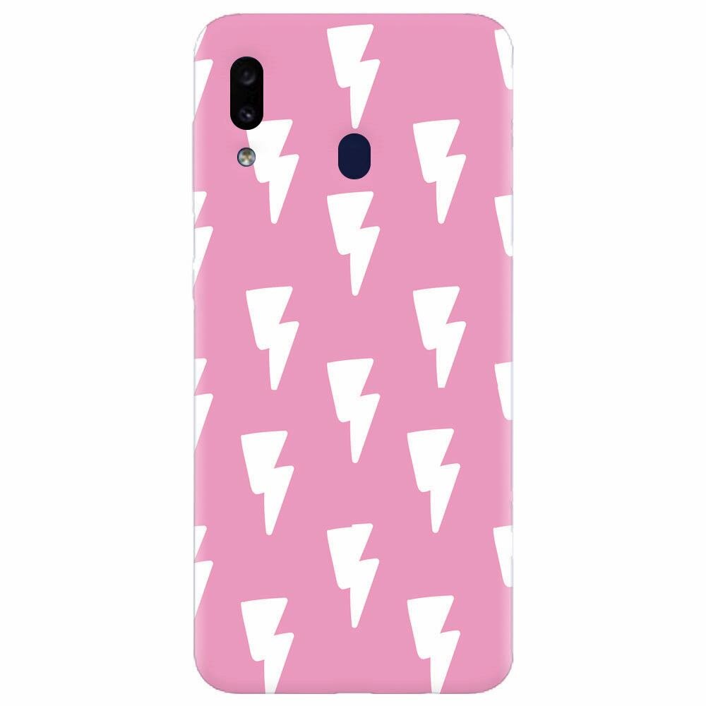 Husa silicon pentru Samsung Galaxy A20e, Electric Pink