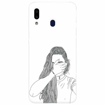Husa silicon pentru Samsung Galaxy A20e, Dont Look Husa silicon pentru Samsung Galaxy A20e, Dont Look