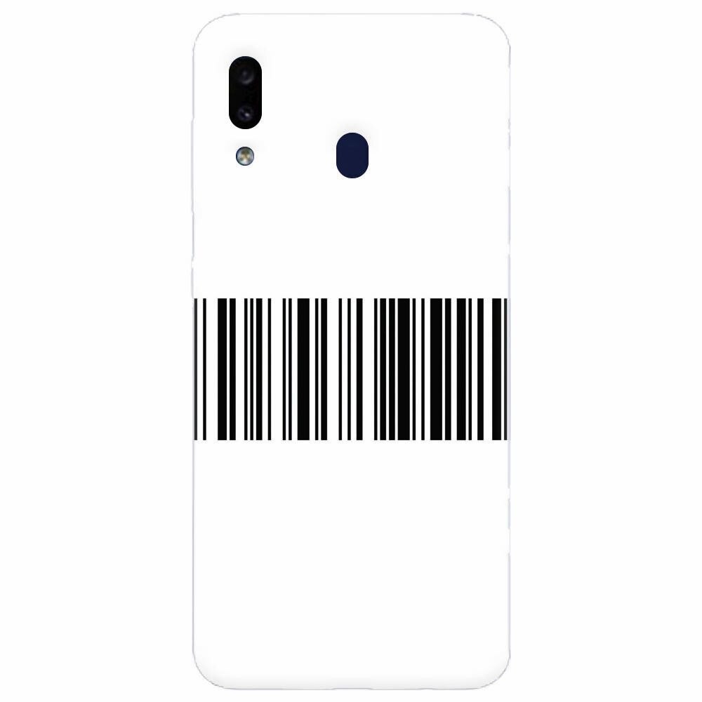 Husa silicon pentru Samsung Galaxy M20, Bar Code