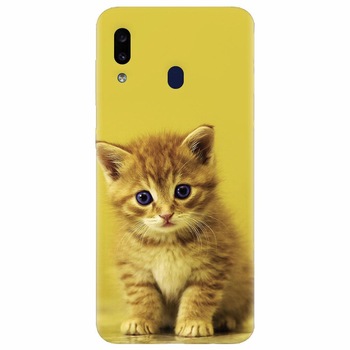 Husa silicon pentru Samsung Galaxy A40, Baby Kitten Husa silicon pentru Samsung Galaxy A40, Baby Kitten