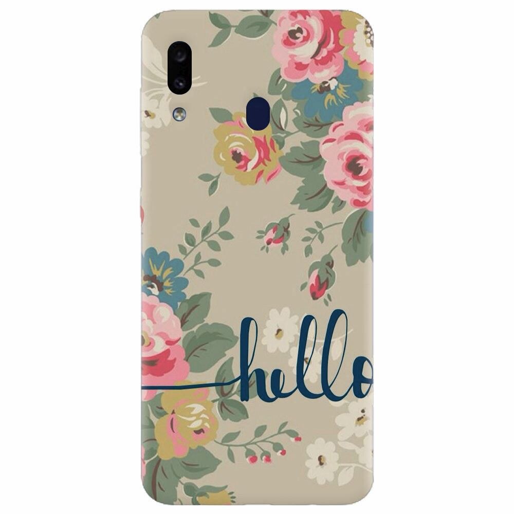 Husa silicon pentru Samsung Galaxy A30, Cute Flower Phone