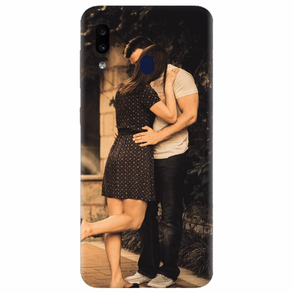 Husa silicon pentru Samsung Galaxy A20e, Couple Kiss