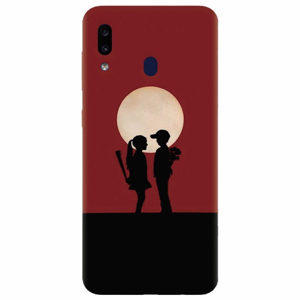 Husa silicon pentru Samsung Galaxy M20, Boy Girl Love Story