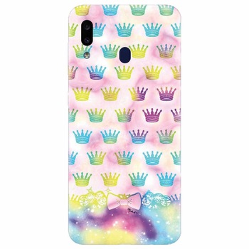Husa silicon pentru Samsung Galaxy A20, Girly Plus Husa silicon pentru Samsung Galaxy A20, Girly Plus