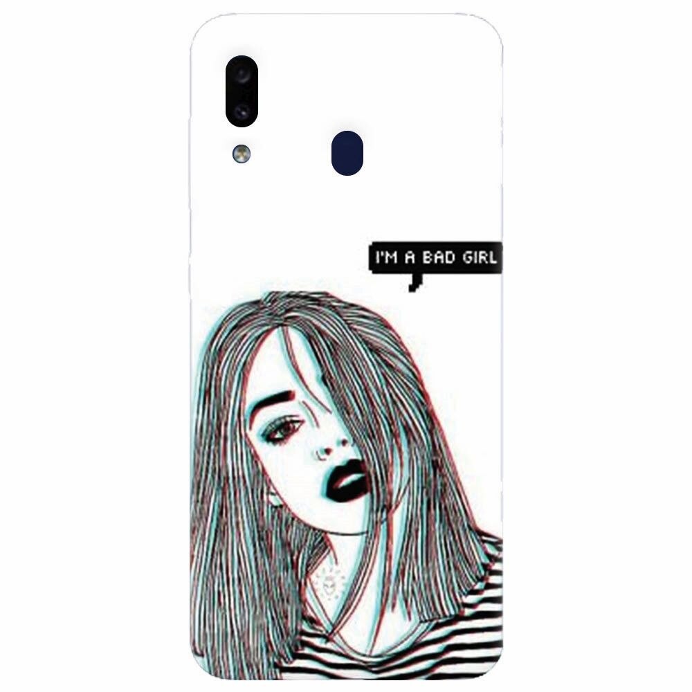 Husa silicon pentru Samsung Galaxy A20e, Im A Bad Girl