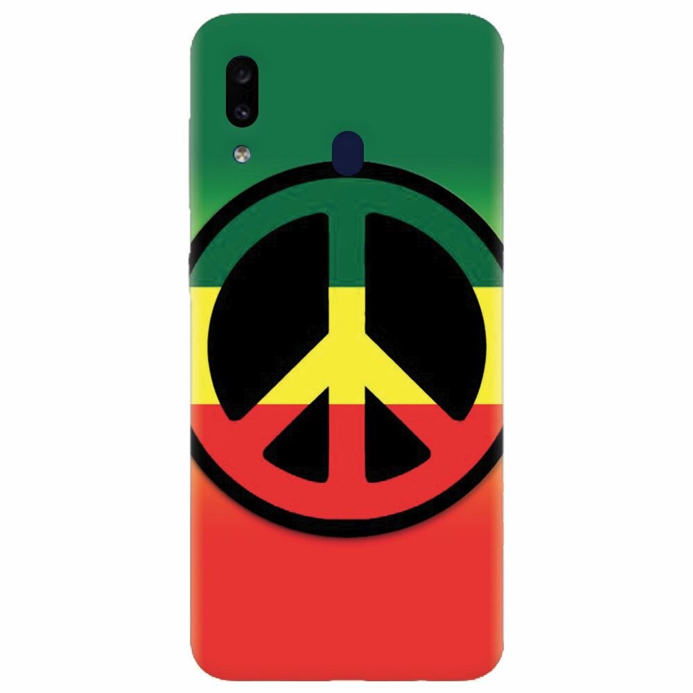 Husa silicon pentru Samsung Galaxy M20, Peace