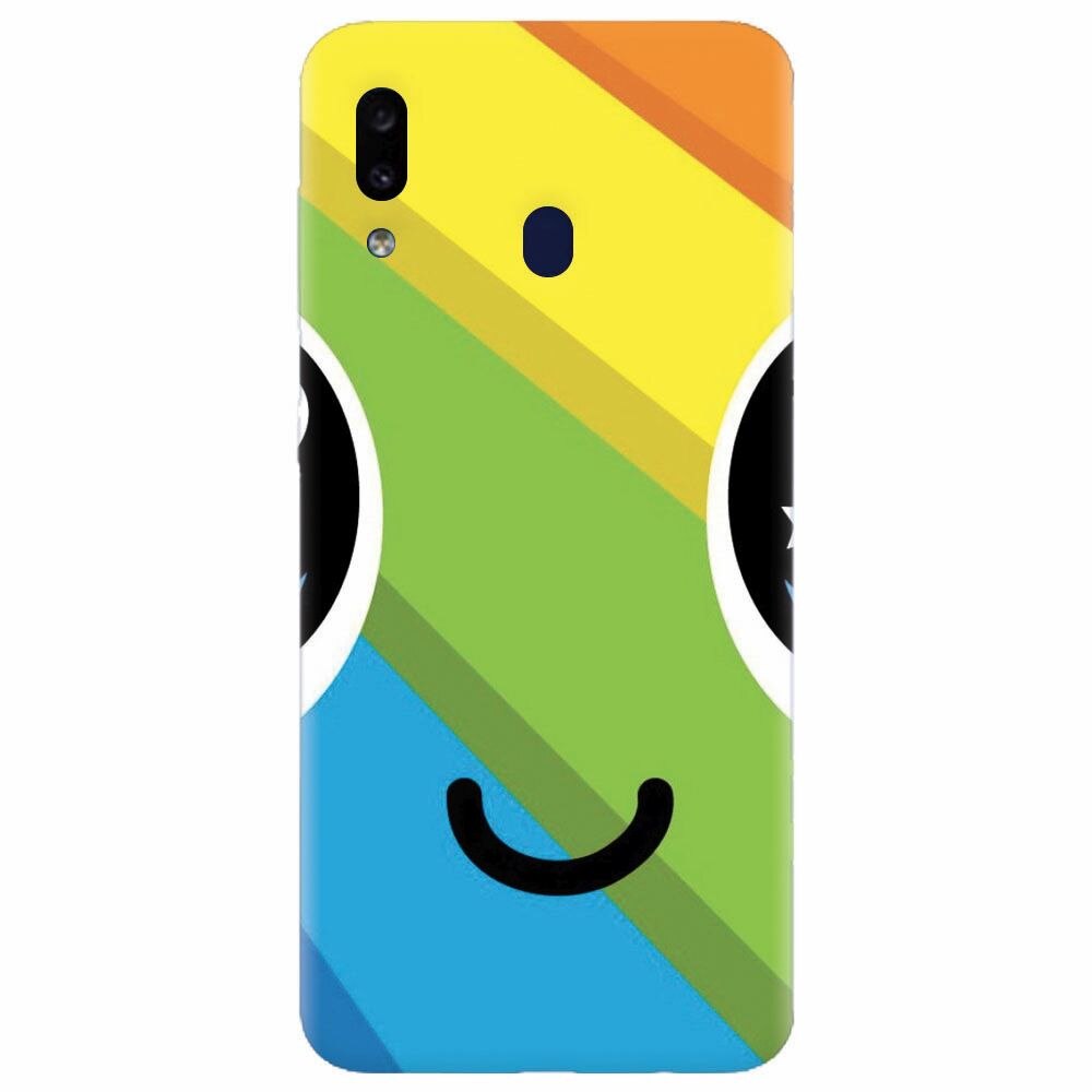 Husa silicon pentru Samsung Galaxy A30, Happy Face