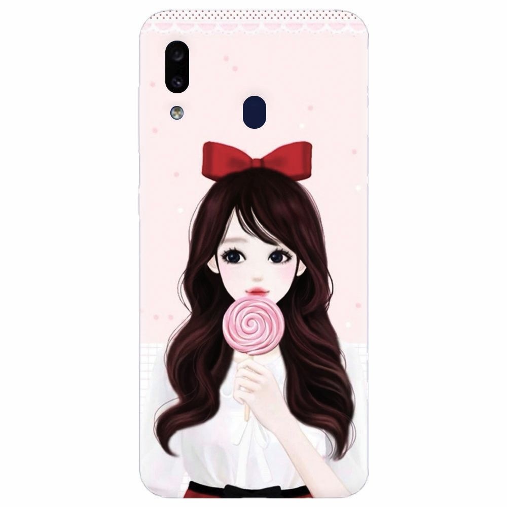 Husa silicon pentru Samsung Galaxy A20, Girly 001